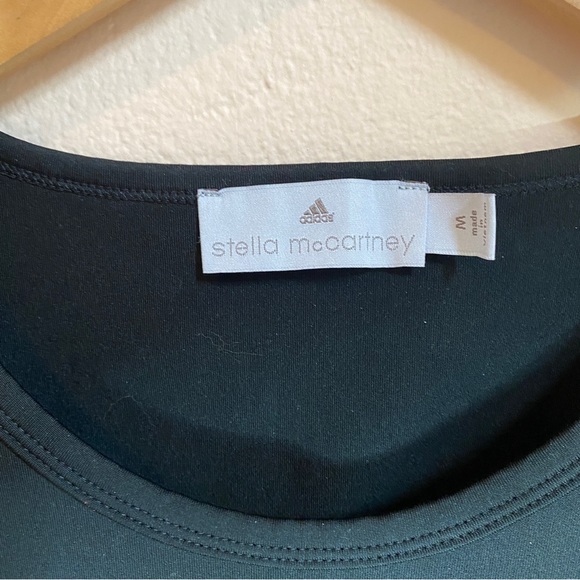 Adidas Stella McCartney Womens Black Sleeveless Shirt Top size M - Picture 5 of 11